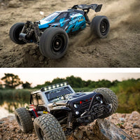 Teeggi 16101 /16102 PRO 1:16 High Speed RC Car With LED Light Drift 70KM/H 4WD RC Off-Road Car Monster Truck Toy For Kid Gifts - MANDOTOS