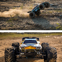 Teeggi 16101 /16102 PRO 1:16 High Speed RC Car With LED Light Drift 70KM/H 4WD RC Off-Road Car Monster Truck Toy For Kid Gifts - MANDOTOS