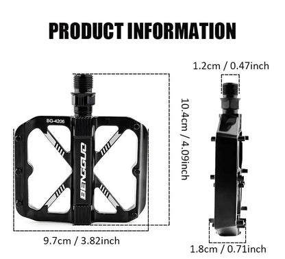 Lightweight Design Easy To Ride Bicycle Pedals Aluminum Alloy Material Suitable for Road Cycling Waterproof and Anti Slip