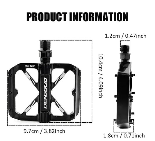Lightweight Design Easy To Ride Bicycle Pedals Aluminum Alloy Material Suitable for Road Cycling Waterproof and Anti Slip