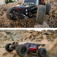 Teeggi 16101 /16102 PRO 1:16 High Speed RC Car With LED Light Drift 70KM/H 4WD RC Off-Road Car Monster Truck Toy For Kid Gifts - MANDOTOS