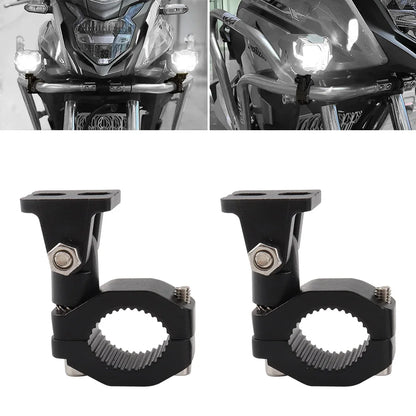 Motorcycle Crash Bars Foglights Mounting Bracket Motorbike Highway Bar Driving Light Mount Crash Bars Spotlight Mount Clamp