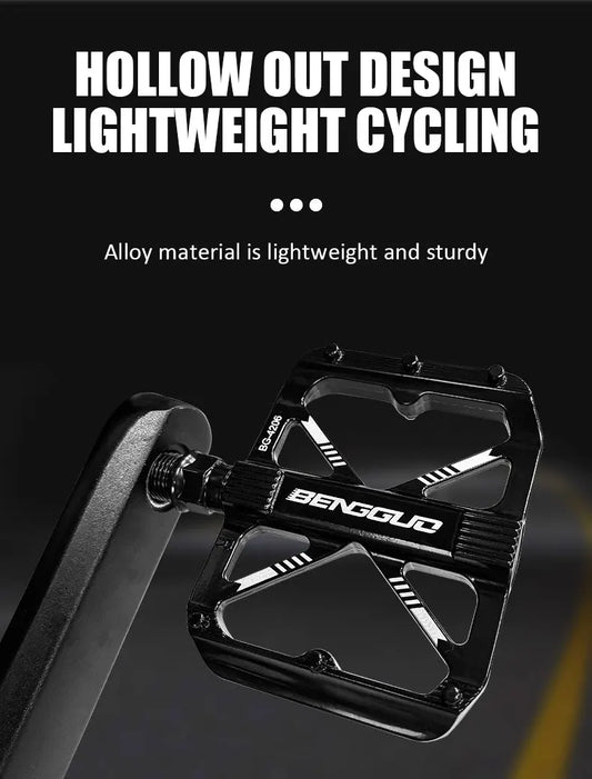 Lightweight Design Easy To Ride Bicycle Pedals Aluminum Alloy Material Suitable for Road Cycling Waterproof and Anti Slip