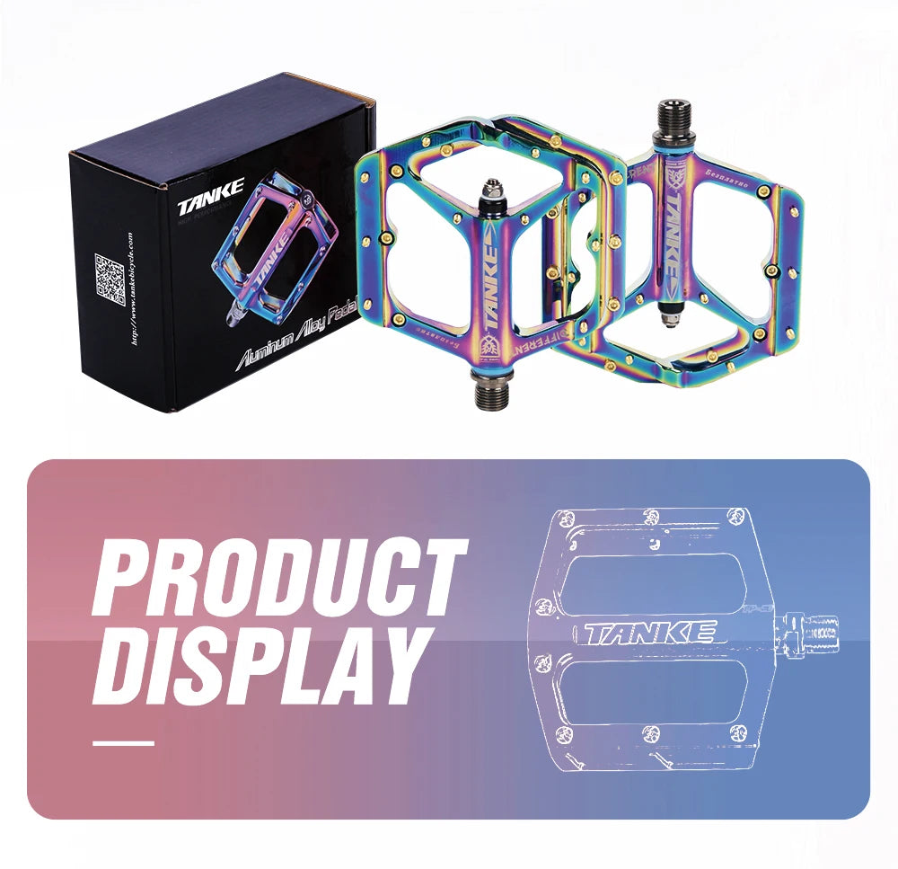 TANKE TP-50 Pedals Sepeda MTB Aluminum Alloy Non-slip Bicycle Pedal Bicycle Pedal Bicycle pedal