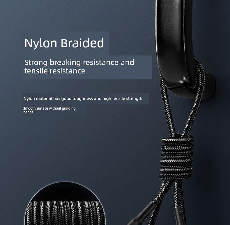 Double-Headed Typec Data Cable Mobile Phone Computer Car Universal Male-to-Male CTOC Flash Charging Cable 2 M Long Fast Charging - MANDOTOS