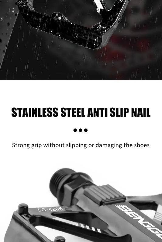 Lightweight Design Easy To Ride Bicycle Pedals Aluminum Alloy Material Suitable for Road Cycling Waterproof and Anti Slip