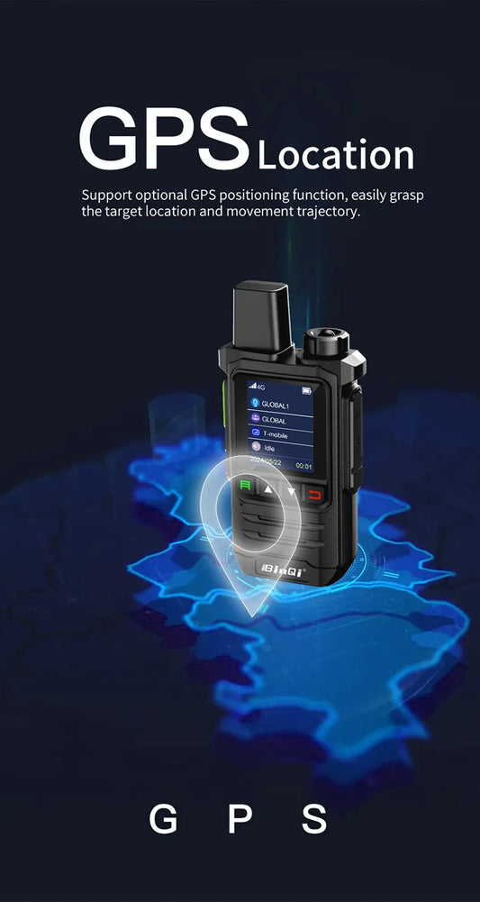 BINQI-K6 GXINPOC Platform Global -4G POC walkie talkie, 5000kilometers remote , global policecivilian fleet walkie talkie(free) - MANDOTOS