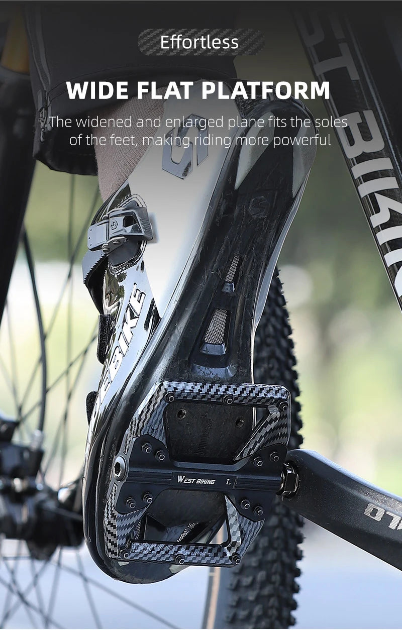 WEST BIKING MTB Ultralight Integrated Pedals - Enhance Your Cycling Experience! 🚴♂️ - MANDOTOS