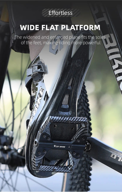 WEST BIKING MTB Ultralight Integrated Pedals - Enhance Your Cycling Experience! 🚴♂️ - MANDOTOS