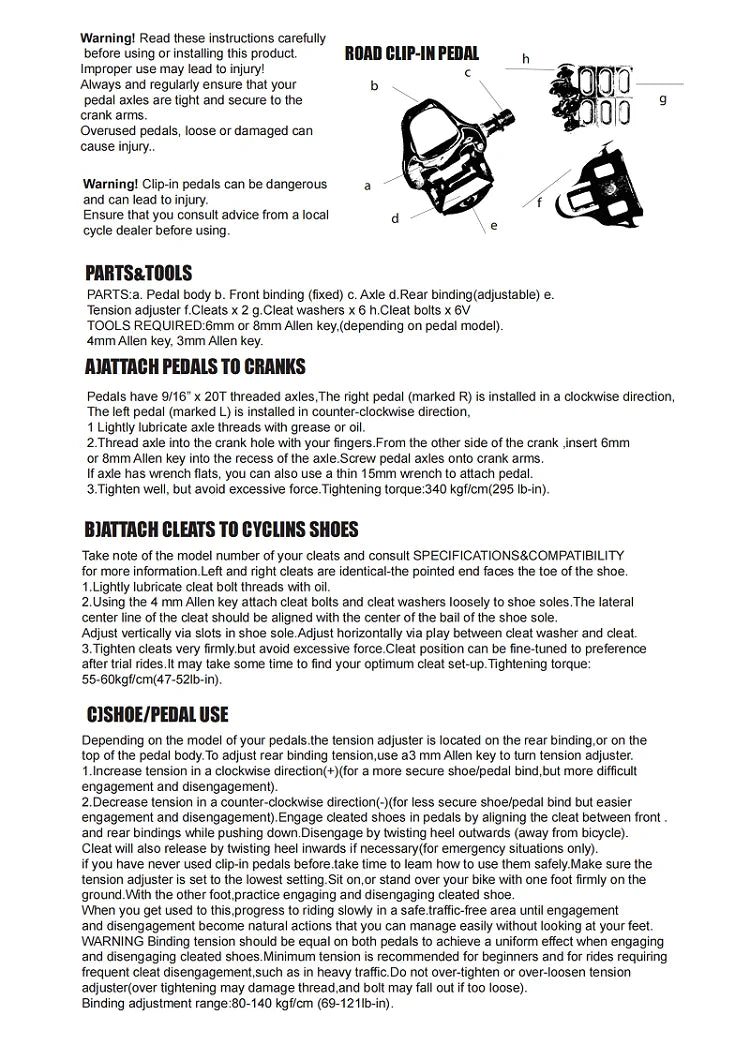 Unlock Your Cycling Potential with ZOYOSPORTS Road Bike Pedals! - MANDOTOS