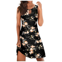 Dresses For Women Summer Plus Size Women Beach Dress Fashion Stripe Sleeveless Backless Camisole Vestidos En Oferta LiquidacióN - MANDOTOS