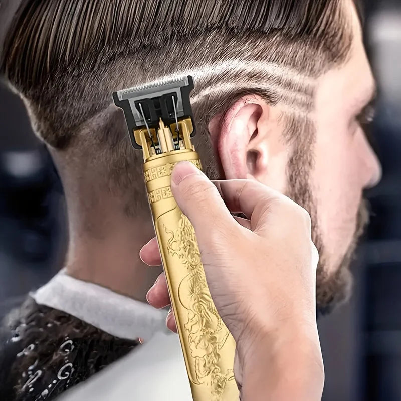 High-Power Electric Clippers Designed for Barbershops, Ideal for Shaving And Trimming with USB Charging. - MANDOTOS