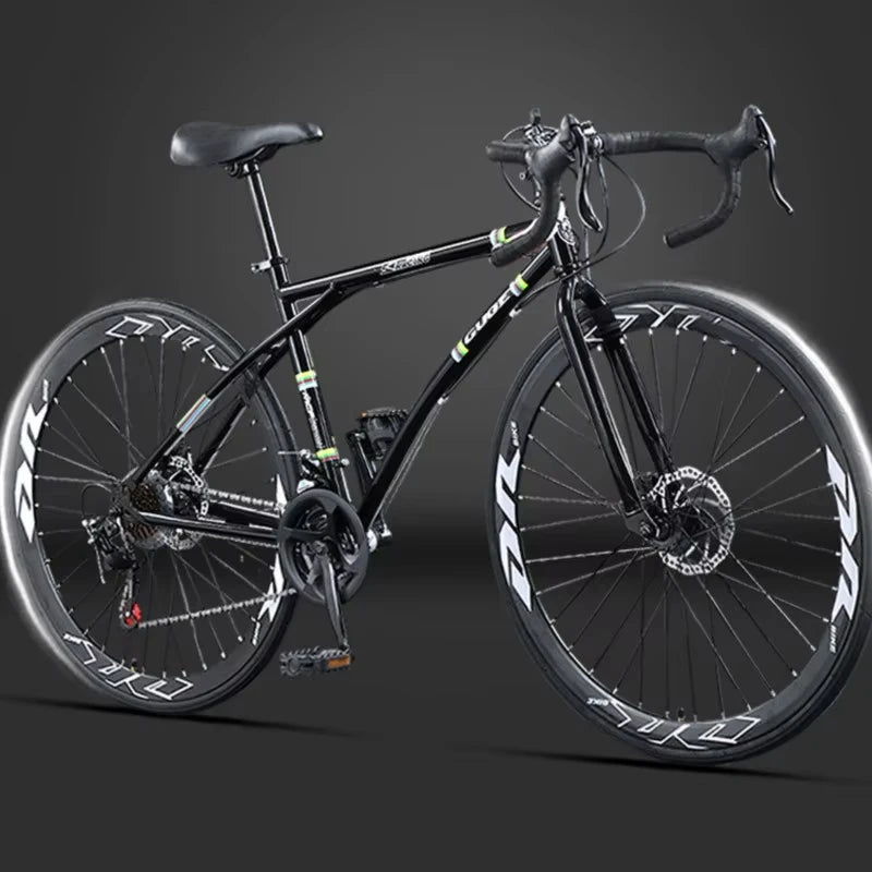2025 New Road Bike 7/24 Speed Corner Handle Road Racing Bicycle Dual Disc Brake Lightweight Outdoor bicicleta Adult Teenagers