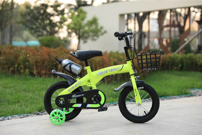 Children's Bicycles for Boys Aged 3-10 Years Old Children Girls Children's Bicycles with Flashing Auxiliary Wheels