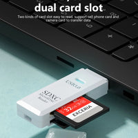 2 in 1 USB 3.0 Card Reader Micro TF sd card Reader usb adapter High Speed Cardreader TF Memory card For PC Laptop Accessories