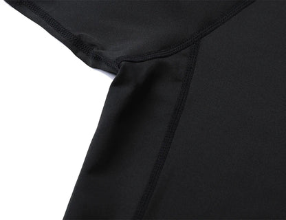 Men's Print Compression Shirts Summer Short Sleeve Rash Guard Gym Workout T-shirt Athletic Quick Dry Baselayer Undershirts Tops - MANDOTOS