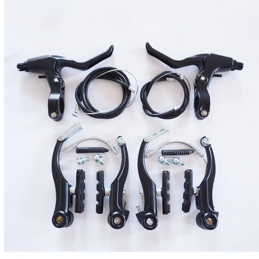 Bike Front Rear V Brakes Front Rear Caliper Set Brake Cycling Kit for MTB BMX Folding Road Mountain Bicycle Bikes Brake Set