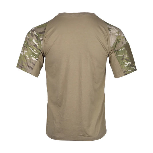 Mens Camouflage Shirts Tees Tactical Combat Shirt Hunting Clothes Tops Workout Clothing Outdoor Breathable Camo T Shirt - MANDOTOS