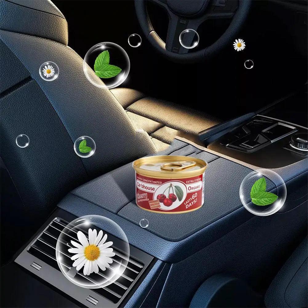 Car Air Freshener Bubble Gum Scent Organic Cans Odor Eliminator Essential Long-Lasting Strong Fragrance For Auto Home Closet - MANDOTOS