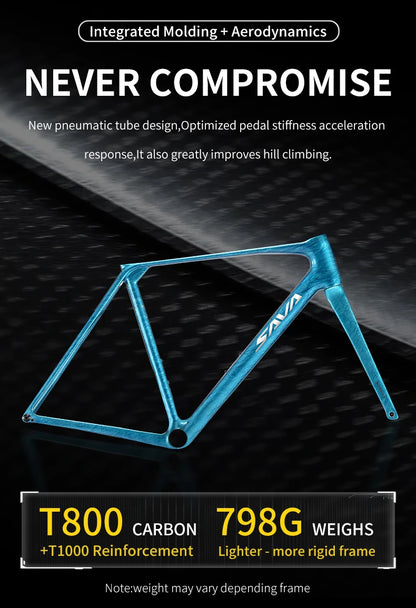 SAVA AEROX SLR8 Full Carbon Fiber Racing Grade Road Bike E-Shift Road Bike with SHIMAN0 ULTEGRA 8170 Di2 Kit UCI+CE Approved