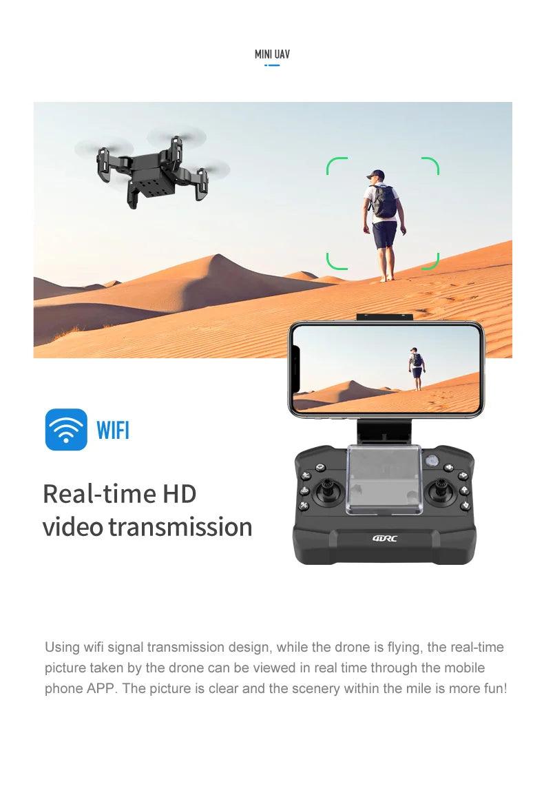 Xiaomi V2 Mini Drone Professional HD Camera 5G Wifi FPV Air Pressure Altitude Hold Foldable Quadcopter RC Drone Toys New UAV - MANDOTOS