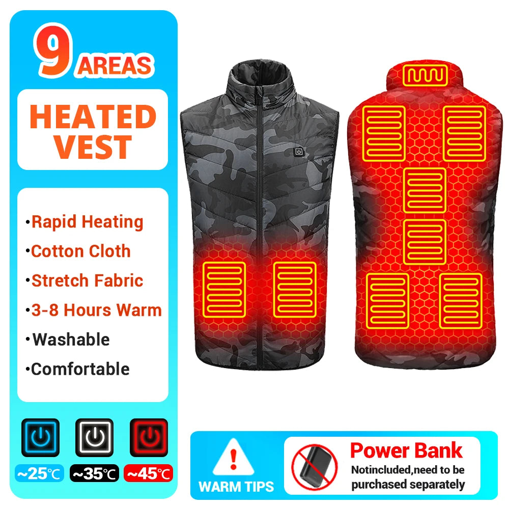 Heated Motorcycle Hooded Jacket - Your Winter Survival Gear! - MANDOTOS