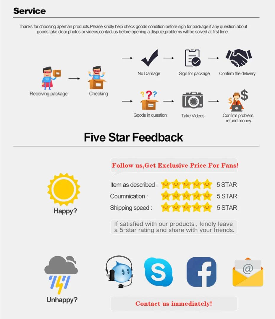 Bluetooth Speaker T&G TG117 Portable TWS Sound Box Waterproof Loudspeaker Outdoor Stereo Surround Speakers Support TF FM Radio - MANDOTOS