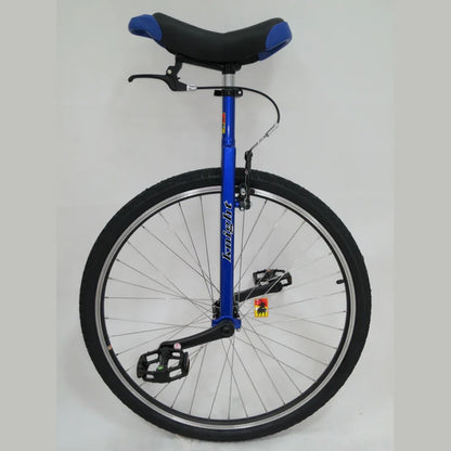 28" Unicycle with Brakes, Extra Large Heavy Duty Men Teens Boys Balance Bike, for Tall People Height 160-195Cm /63"-77"