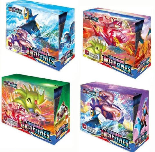 324 to 360 Piece Set Pokemon Cards Scarlet and Violet 151 Astral Radiance Evolutions Ultra Prism English Booster Battle Transaction Cards - MANDOTOS
