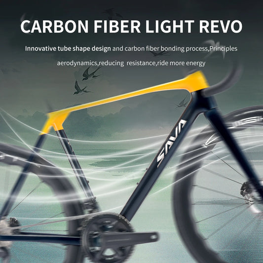 SAVA AEROX SLR8 Full Carbon Fiber Racing Grade Road Bike E-Shift Road Bike with SHIMAN0 ULTEGRA 8170 Di2 Kit UCI+CE Approved