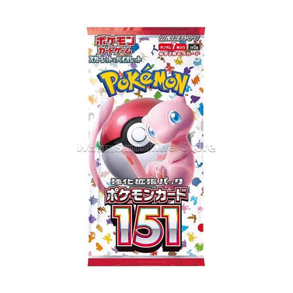 Original Pokemon Card Game PTCG Japanese Edition SV1V SV1A SV2D SV2P SV2A 151 SV3 SV3A Bale Off Single Pack Trading Cards - MANDOTOS