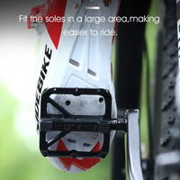 WEST BIKING Bicycle Pedals Sealed DU Bearing Nonslip Pedal Mountain Road Bike Cycling Alloy MTB Pedal Bicycle Accessories