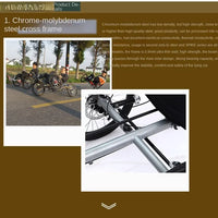 Lying on a tricycle, 3 shifting disc brakes, folding on a recumbent bike, casual commuting, riding a recumbent bicycle