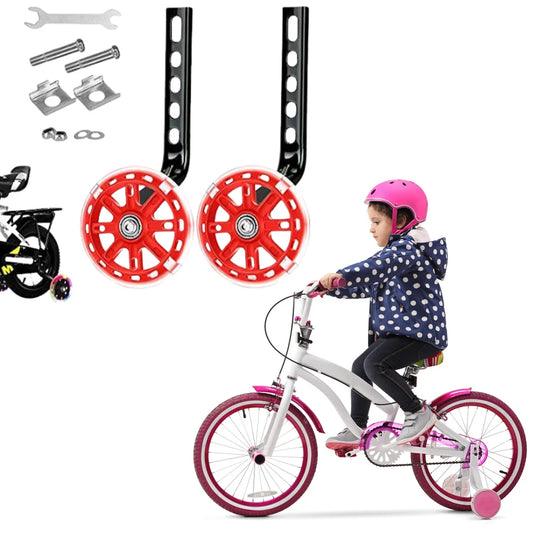 Kids Bike Training Wheels - Build Confidence & Fun Riding Experience! 12-20in Bikes🚲 - MANDOTOS