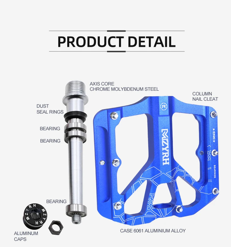 MZYRH Ultralight Sealed Bearing Bike Pedals: Revolutionize Your Ride! 🚴♂️🔥 - MANDOTOS