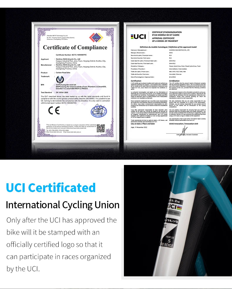 SAVA 2025NEW HAWKEYE SLR7 Carbon Fiber Road Bike with Shimano 105 DI2 R7170 Component Hydraulic Discs, Complete Adult Racing Set