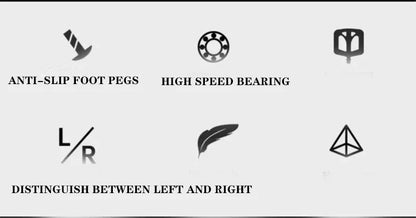 RGO Bicycle Pedals Mtb Nylon Platform Footrest Flat Mountain Bike Paddle Grip Pedalen Bearings Footboards Cycling Foot Hold