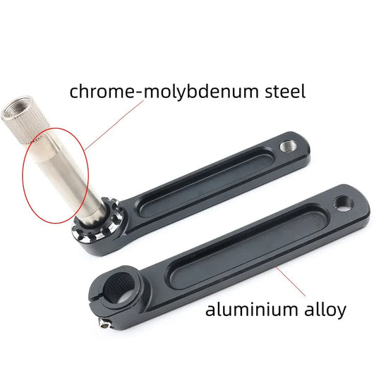 Road bike crank 155/160/165/170/172.5/175mm long bicycle crank BMX