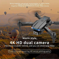 E99 Pro Drone Quadcopter Remote Control Handle Four Axis Aircraft HD 6K Photography UAV Altitude Fixation Helicopter Toys - MANDOTOS