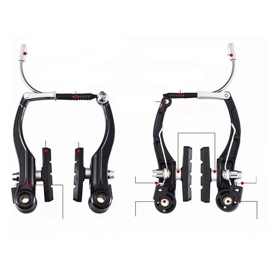 Bike Front Rear V Brakes Front Rear Caliper Set Brake Cycling Kit for MTB BMX Folding Road Mountain Bicycle Bikes Brake Set