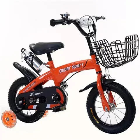 Children's Bicycles for Boys Aged 3-10 Years Old Children Girls Children's Bicycles with Flashing Auxiliary Wheels