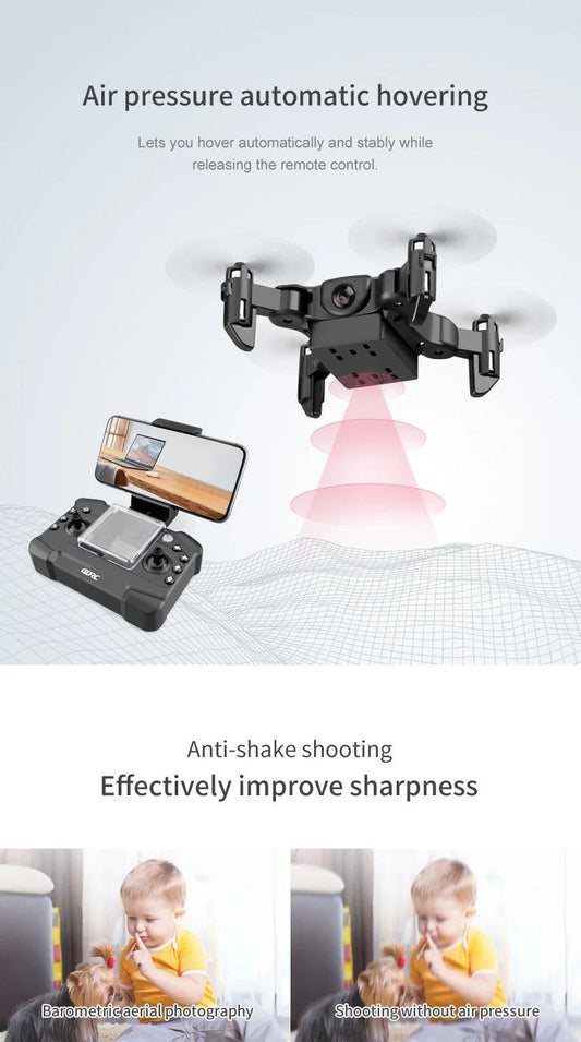 Xiaomi V2 Mini Drone Professional HD Camera 5G Wifi FPV Air Pressure Altitude Hold Foldable Quadcopter RC Drone Toys New UAV - MANDOTOS