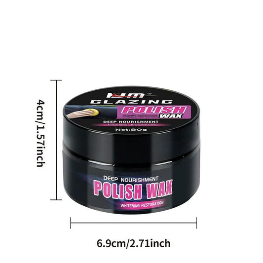 Universal Leather and Plastic Repair Polishing Wax - Automotive interior reconditioning cream for leather/plastic/rubber care - MANDOTOS
