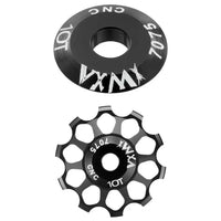 Ceramic Bicycle Guide Wheel, Rear Derailleur, Bearing Axis Adapter, Bike Guide Roller, Jockey Wheel, 10T-17T