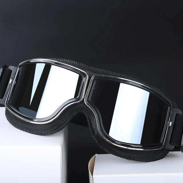 Retro Windproof Motorcycle Glasses - Enjoy the Open Road in Style! 🏍️ - MANDOTOS