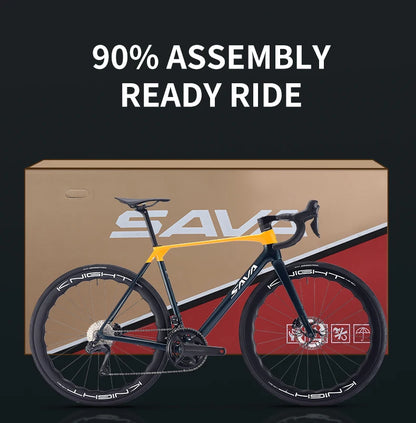 SAVA AEROX SLR8 Full Carbon Fiber Racing Grade Road Bike E-Shift Road Bike with SHIMAN0 ULTEGRA 8170 Di2 Kit UCI+CE Approved