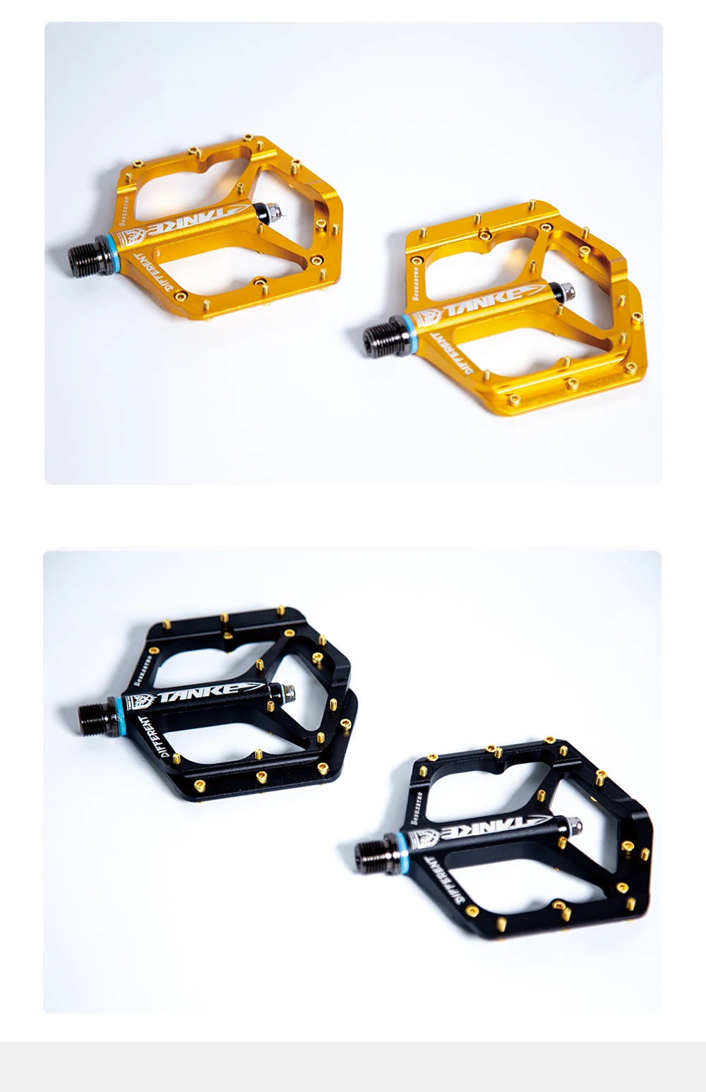 TANKE TP-50 Pedals Sepeda MTB Aluminum Alloy Non-slip Bicycle Pedal Bicycle Pedal Bicycle pedal
