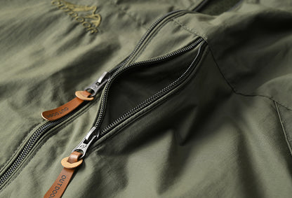 Windbreaker Men Tactical Jacket Waterproof Outdoor Hooded Coat Sports Military European Size S-5XL Field Climbing Thin Outwear - MANDOTOS