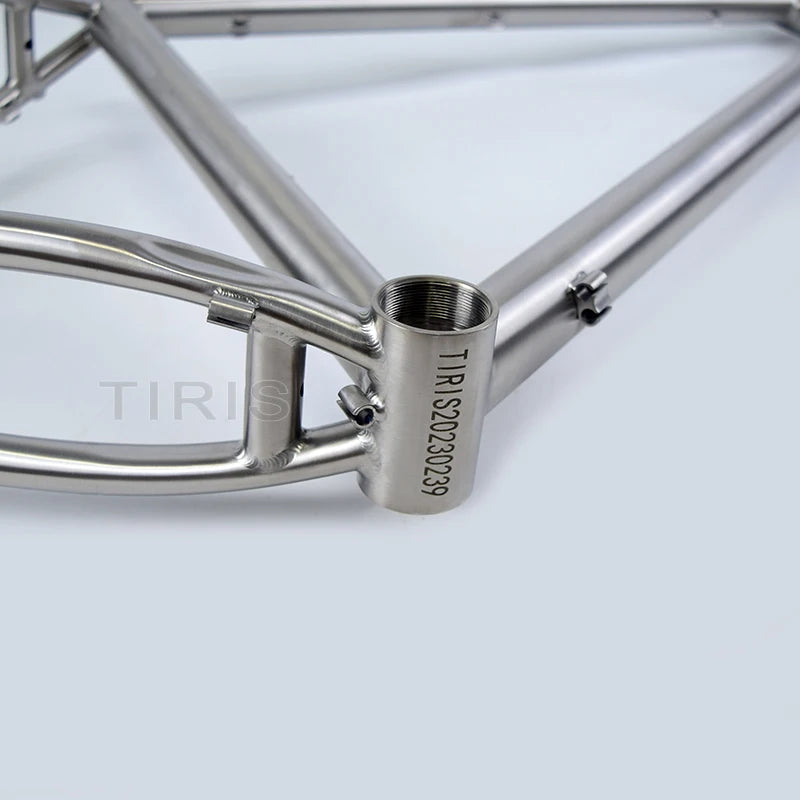 TIRIS-CRR8  Gravel Bike Frame, Sliding Dropout Gates, Belts Drive, Bicycle Framework, 700C 29 'Parts,Custom