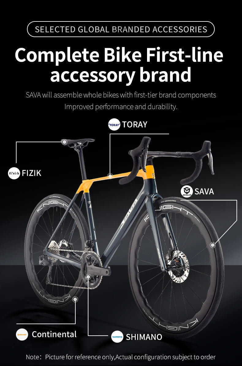 SAVA AEROX SLR8 Full Carbon Fiber Racing Grade Road Bike E-Shift Road Bike with SHIMAN0 ULTEGRA 8170 Di2 Kit UCI+CE Approved